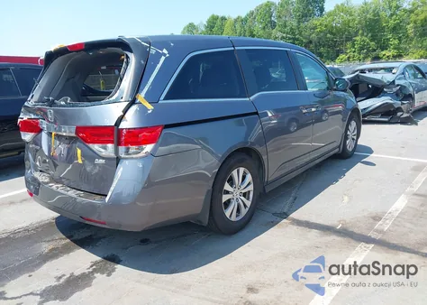 2014 Honda Odyssey Ex-L from USA, damaged, VIN 5FNRL5H63EB073585